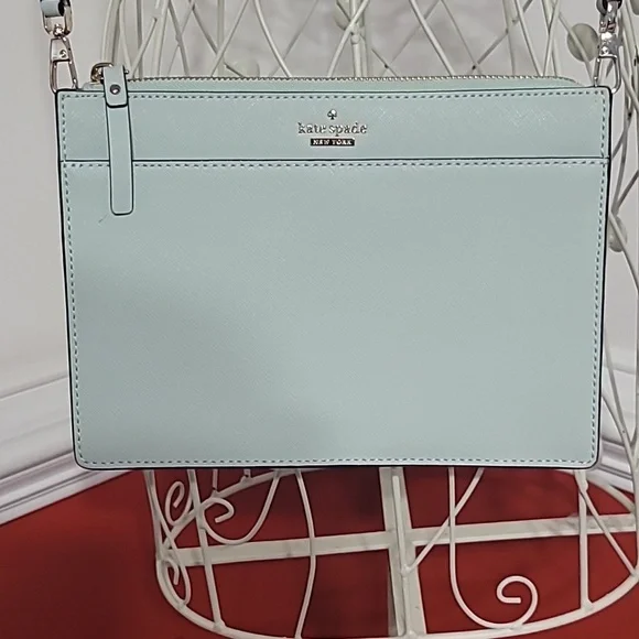 Kate Spade Cameron Street Clarise in Baby Blue 💙 Crossbody Purse - Picture 4 of 12